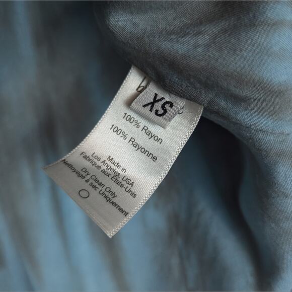 Blue Life Blue Tie Dye Hayley Cote D'Azur Blouse Size XS - Picture 7 of 8